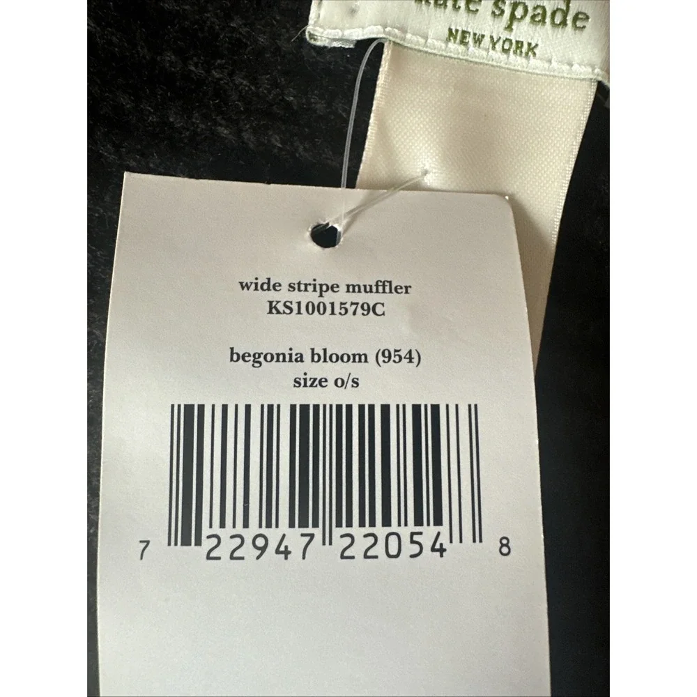 Kate Spade Wide Stripe Multicolor Muffler‎ 77